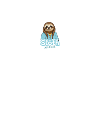 Sloth Malone minta fehér pólón