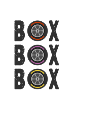 Forma 1 - Box minta fekete pólón