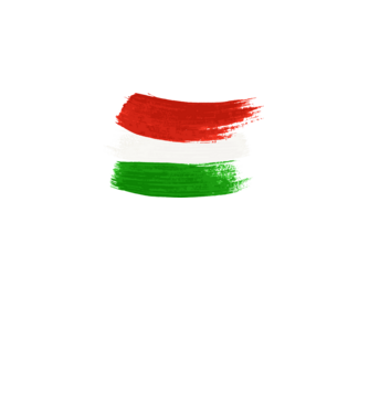 Magyar zászló minta fekete pólón