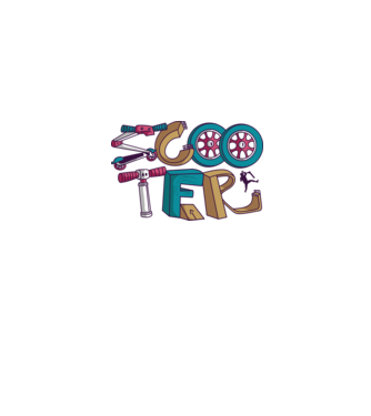 Scooter minta szürke pólón