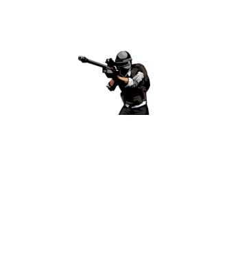 PUBG játékos minta fehér pólón