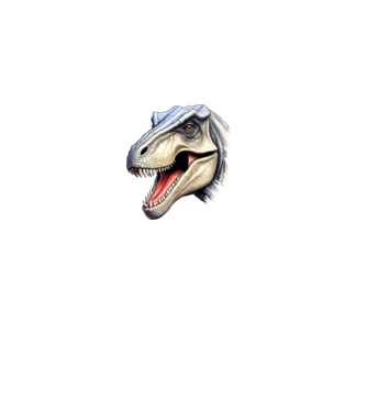 T-rex minta homokszín pólón
