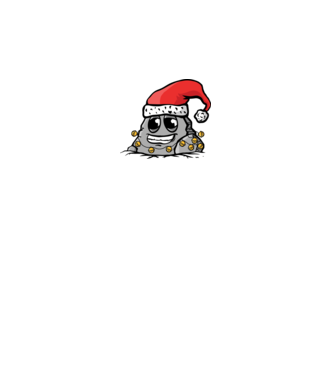 Jingle Bell Rock minta fekete pólón