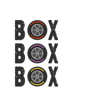 Forma 1 - Box minta világoskék pólón