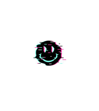 Neon smiley minta fehér/piros pólón
