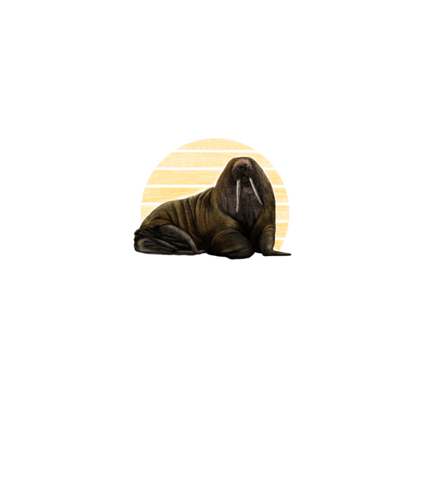 Rozmár minta fekete pólón