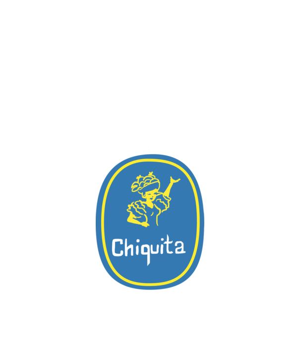 Chiquita banán minta narancssárga pólón