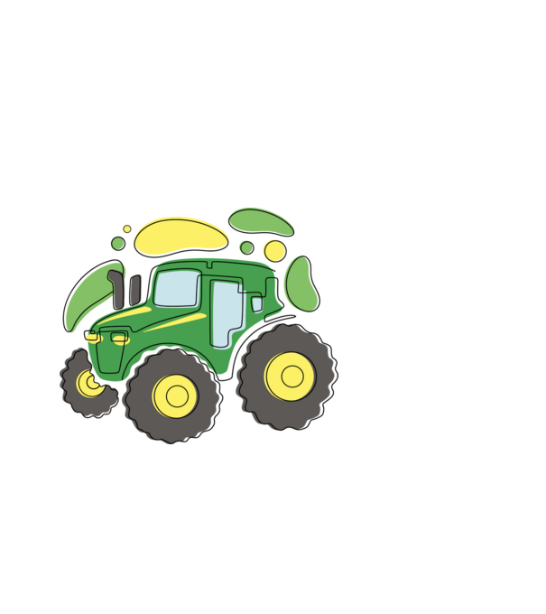 Traktor minta világoskék pólón
