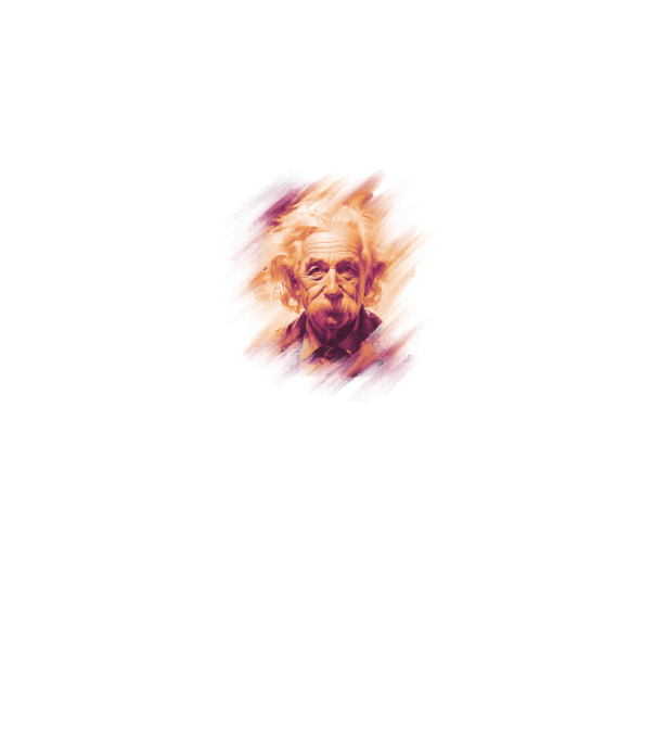 Albert Einstein minta fekete pólón