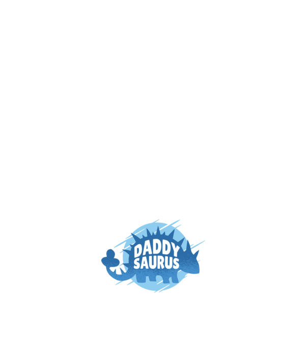 Daddysaurus minta sötétkék pólón