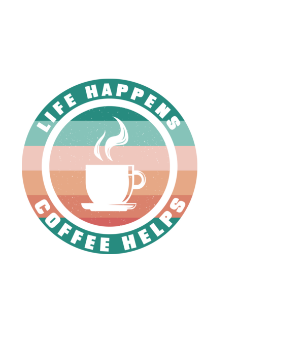 Espresso minta fekete pólón