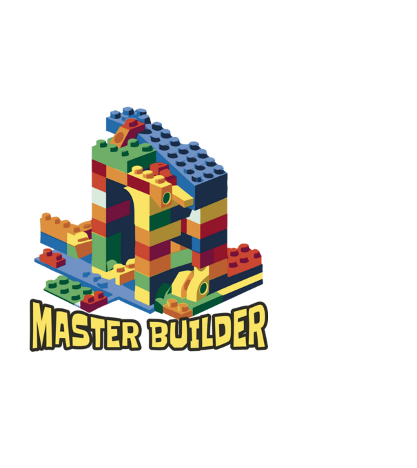 Lego mester minta fekete pólón