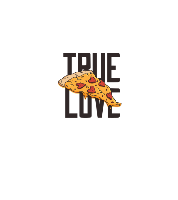 Pizza minta szürke pólón