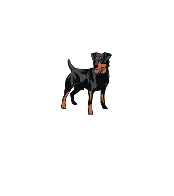 Német vadászterrier minta szürke pólón