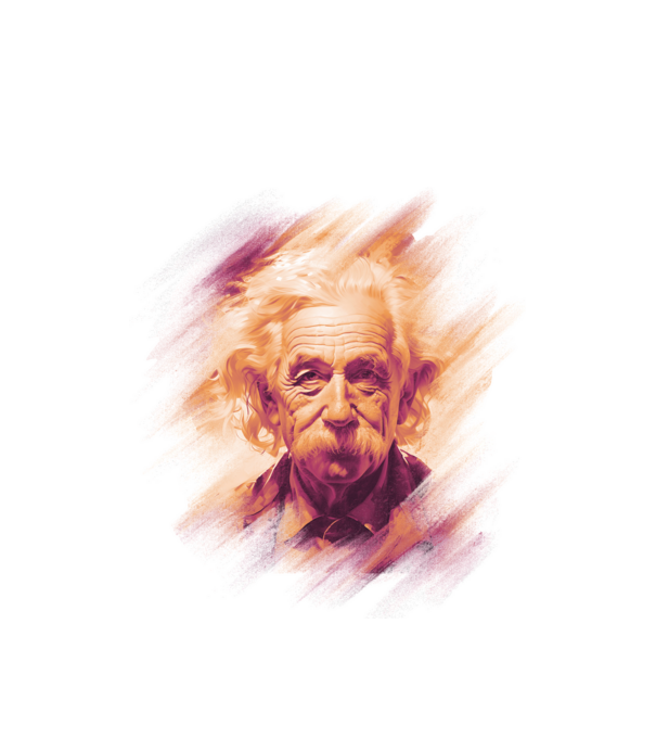 Albert Einstein minta fehér pólón