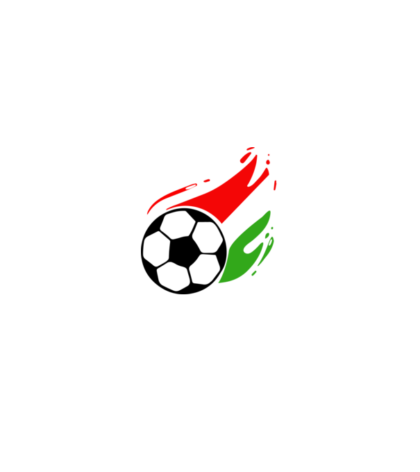 Magyar foci minta fehér/piros pólón