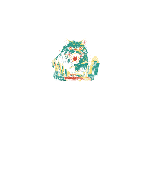 Catzilla minta királykék pólón