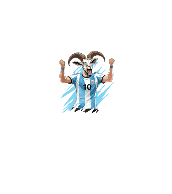 Messi a GOAT minta szürke pólón