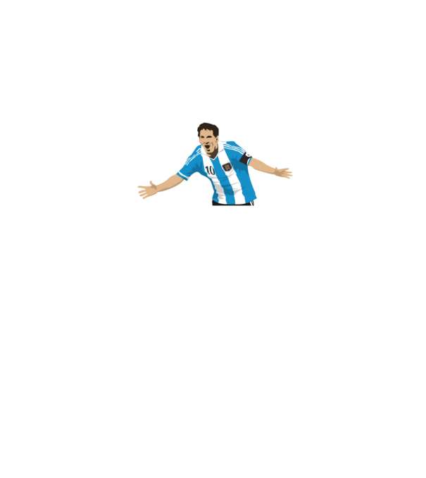Messi minta szürke pólón