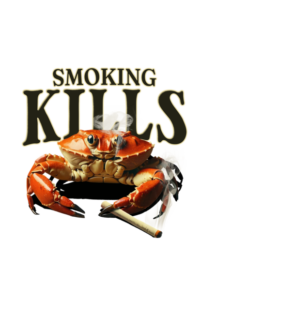 Smoking kills minta fehér pólón