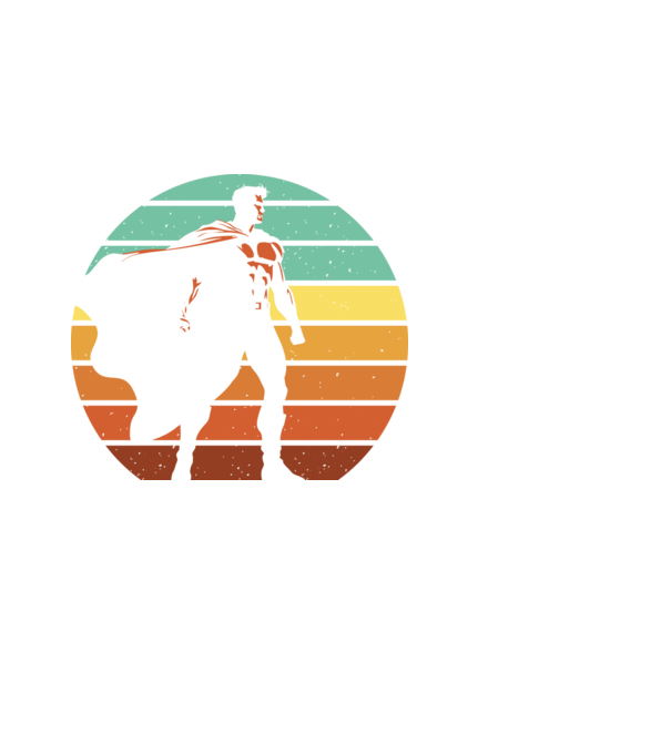 Szuperhős retro minta fehér pólón