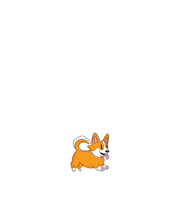 Corgi gazdi minta sötétkék pólón
