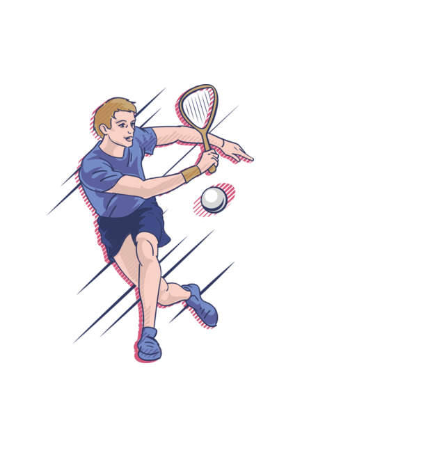 Squash minta fehér pólón