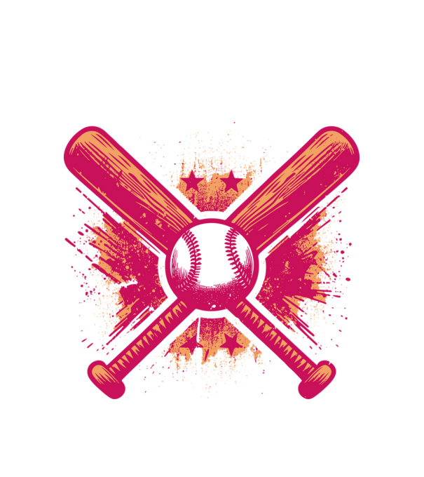 Baseball minta fehér pólón