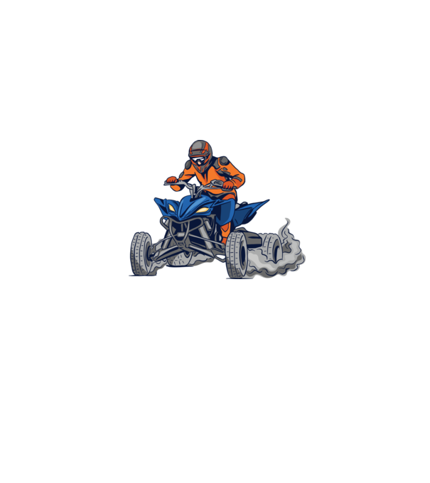 Quad minta farmerkék pólón