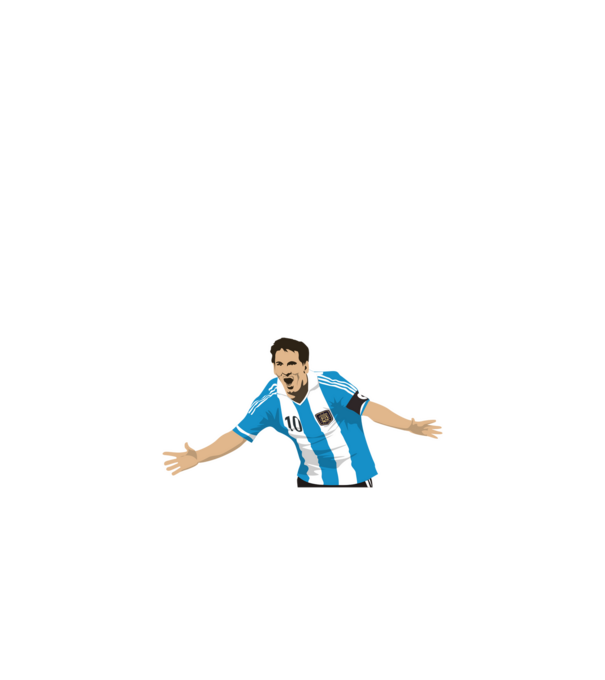 Messi minta fehér pólón