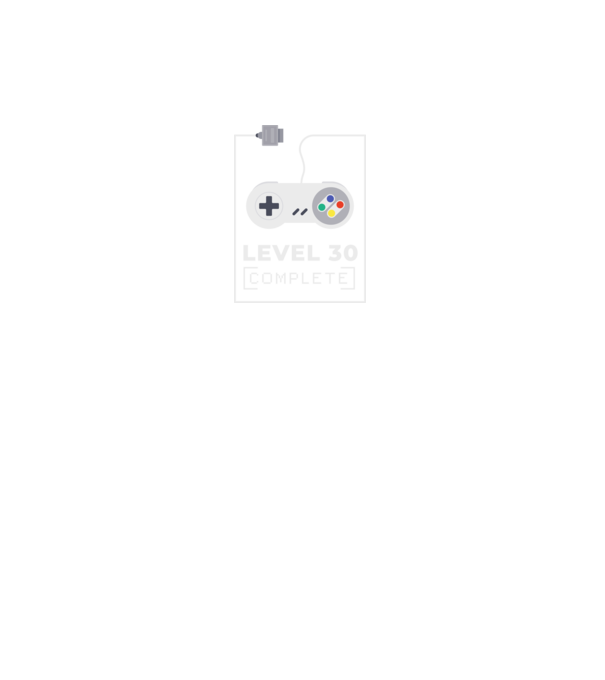 Level 30 minta fekete pólón