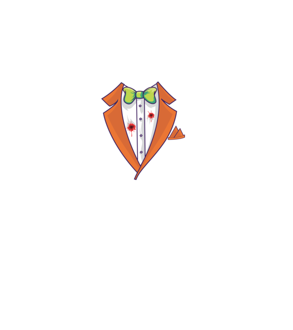 Joker öltöny minta sötétkék pólón