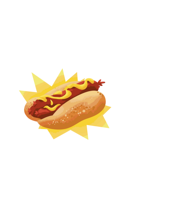 Hotdog minta fekete pólón