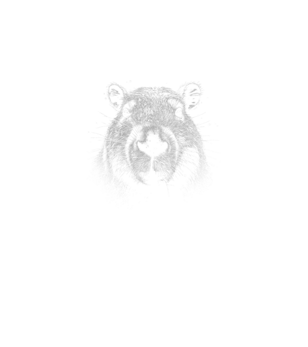 Capybara fej minta fekete pólón