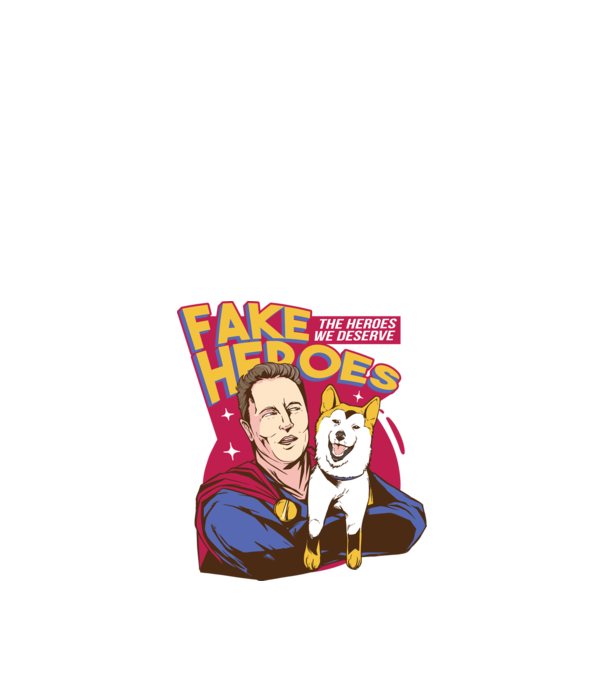Elon Musk minta fekete pólón