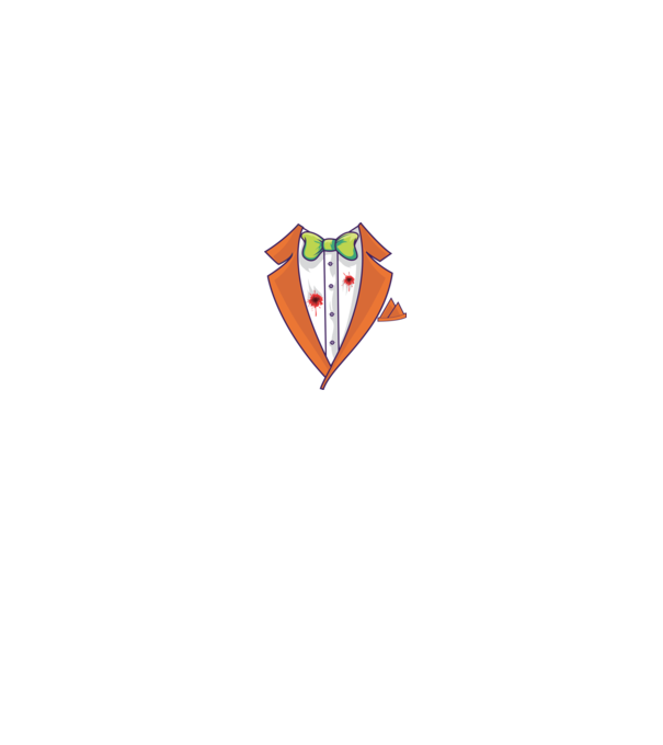 Joker öltöny minta fekete pólón