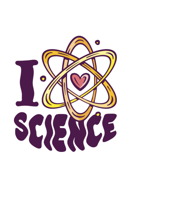 I love science minta világoskék pólón