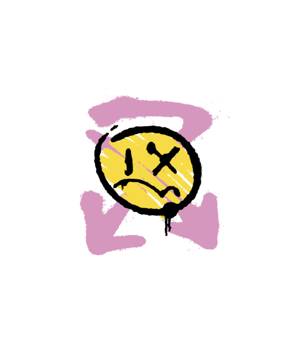Emoji minta fehér pólón