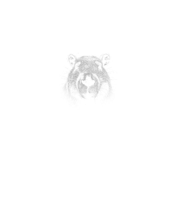 Capybara fej minta fekete pólón