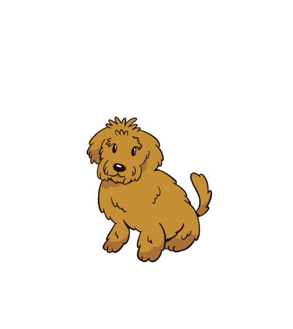 Labrador minta fekete pólón