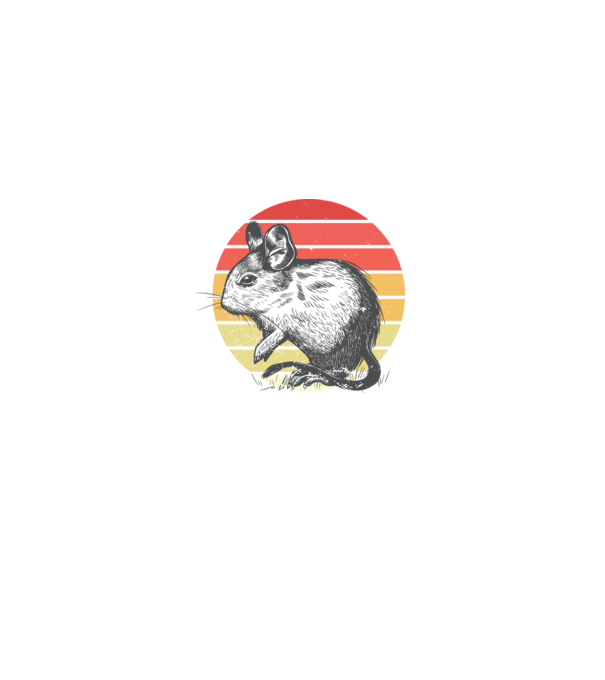 Degu minta szürke pólón