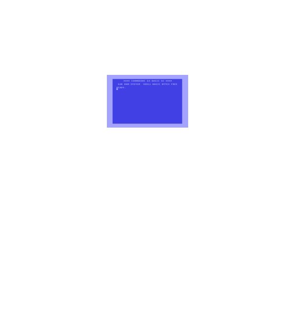 Commodore 64 minta fekete pólón
