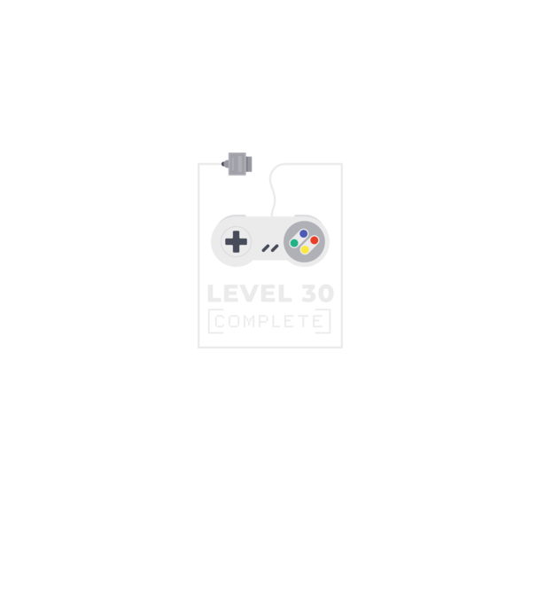 Level 30 minta farmerkék pólón