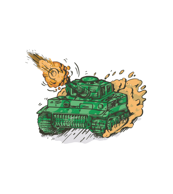 Tank minta fehér pólón