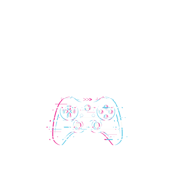 Glitched kontroller minta fekete pólón