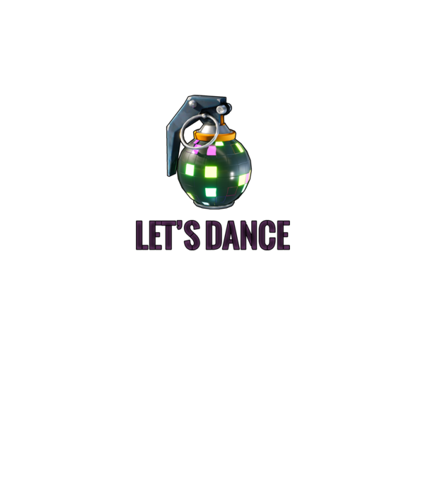 Let's dance minta fehér pólón