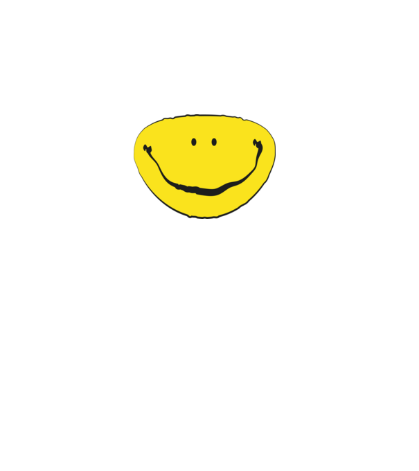 Szétfolyt smiley minta homokszín pólón