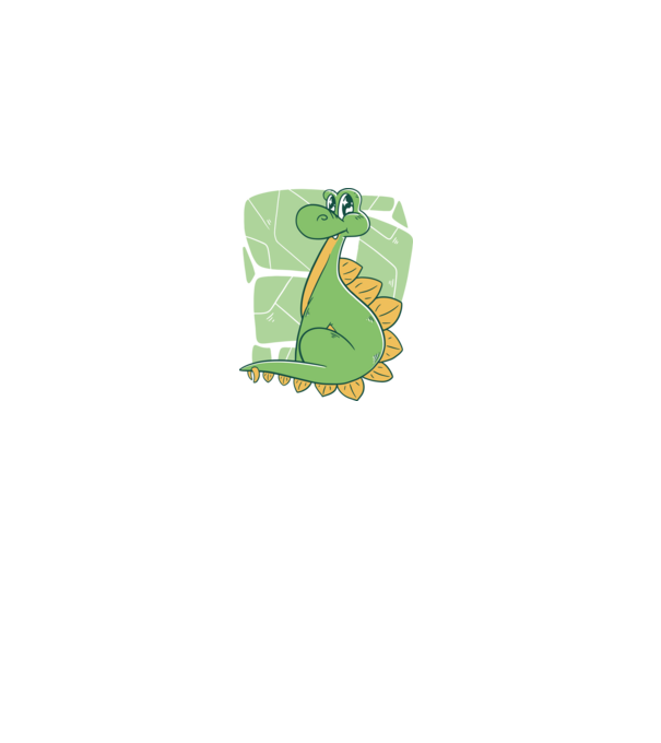 Stegosaurus minta homokszín pólón
