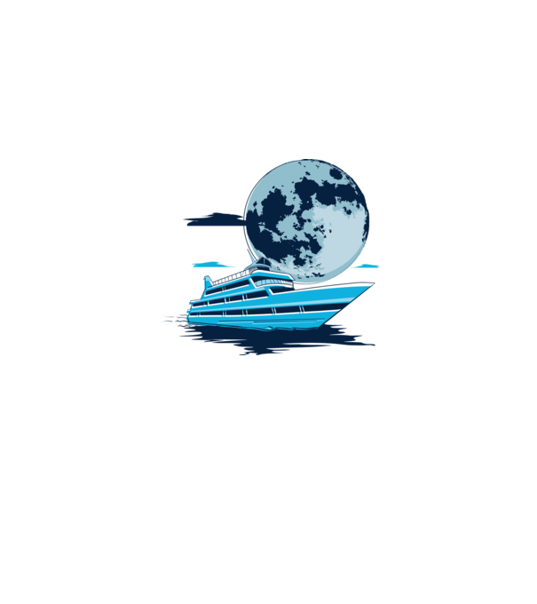 Yacht minta farmerkék pólón
