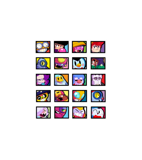 Brawlers - Brawl Stars minta fehér pólón
